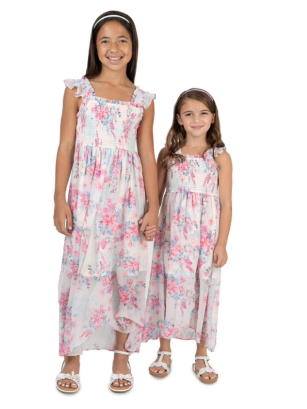 Rare Editions Girls Chiffon Maxi Dress